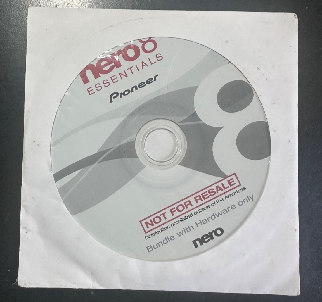 Nero 8 Essentials Audio Video Conversion CD DVD Burning Software Brand NEW