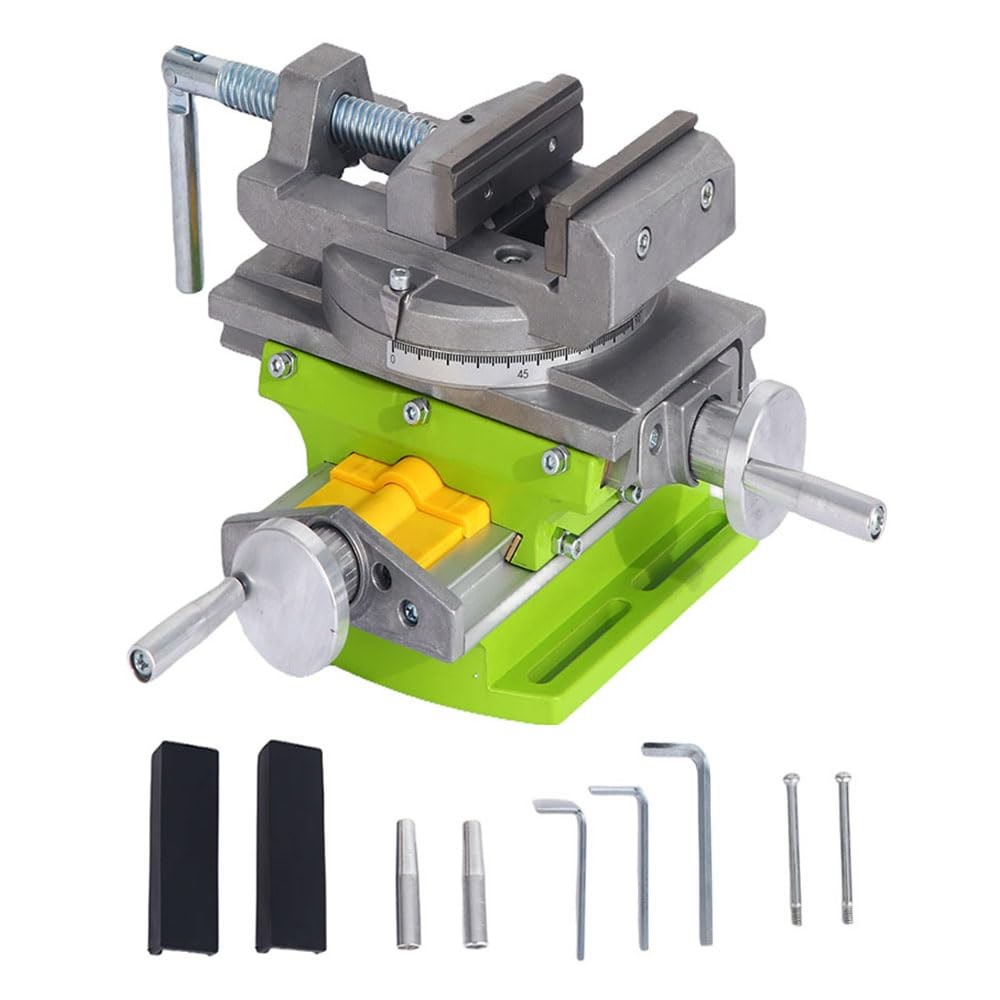 Rotary Table 3in Cross Slide Drill Press Vise