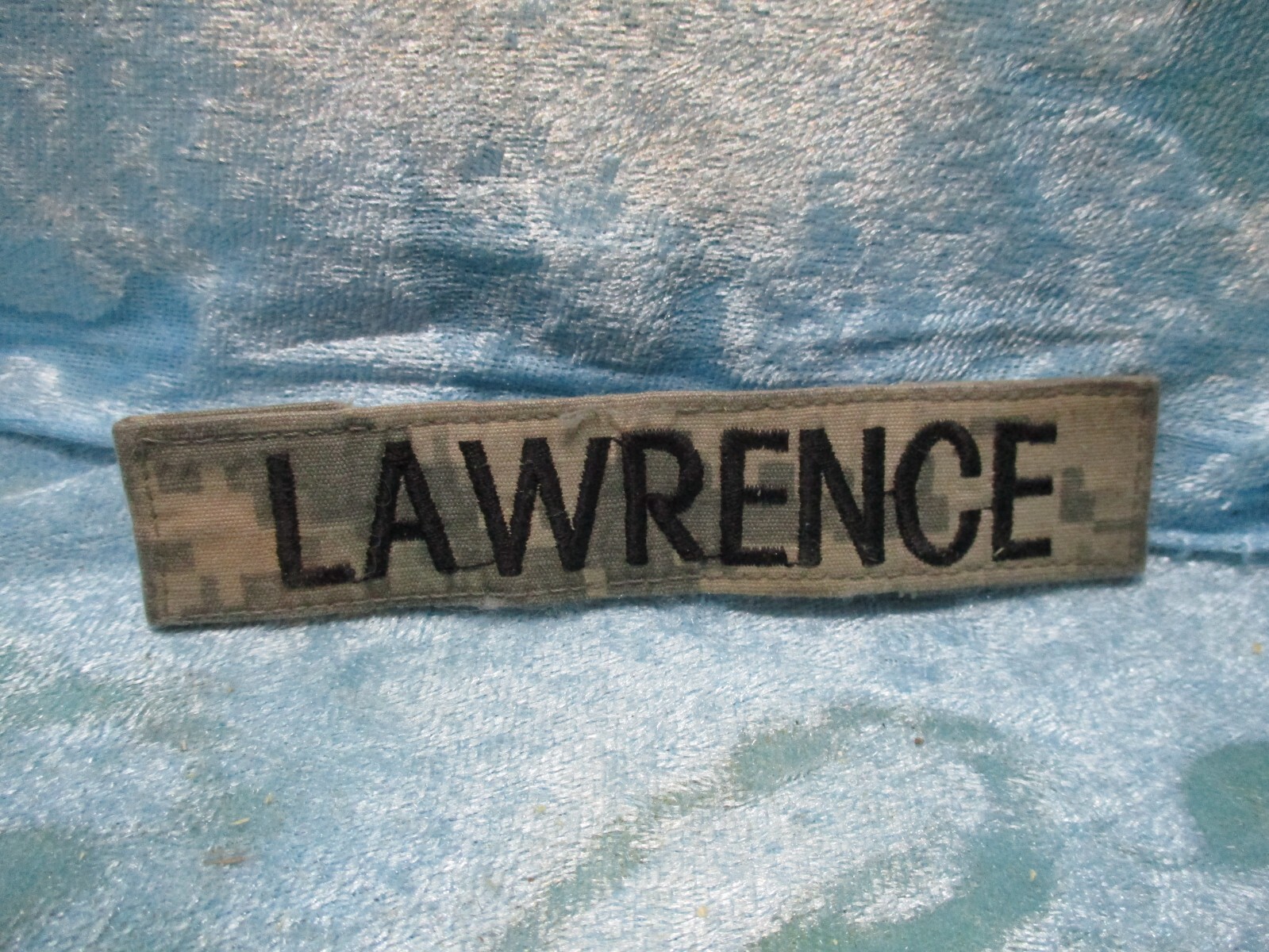 Name Tag Military Patch LAWRENCE
