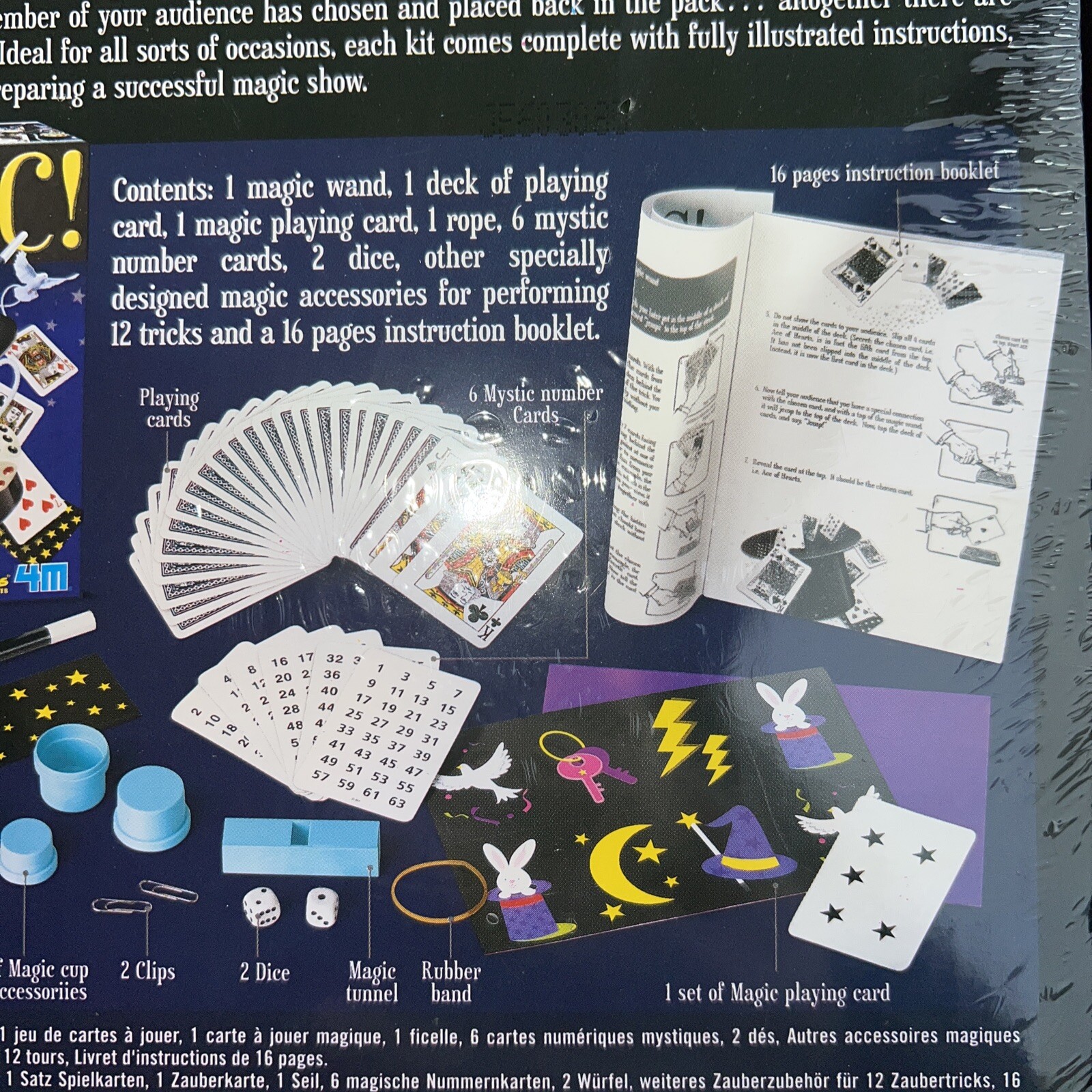 Magic Kit Includes 12 Magic Tricks For Ages 8+ New Unopened!! By KidzLab