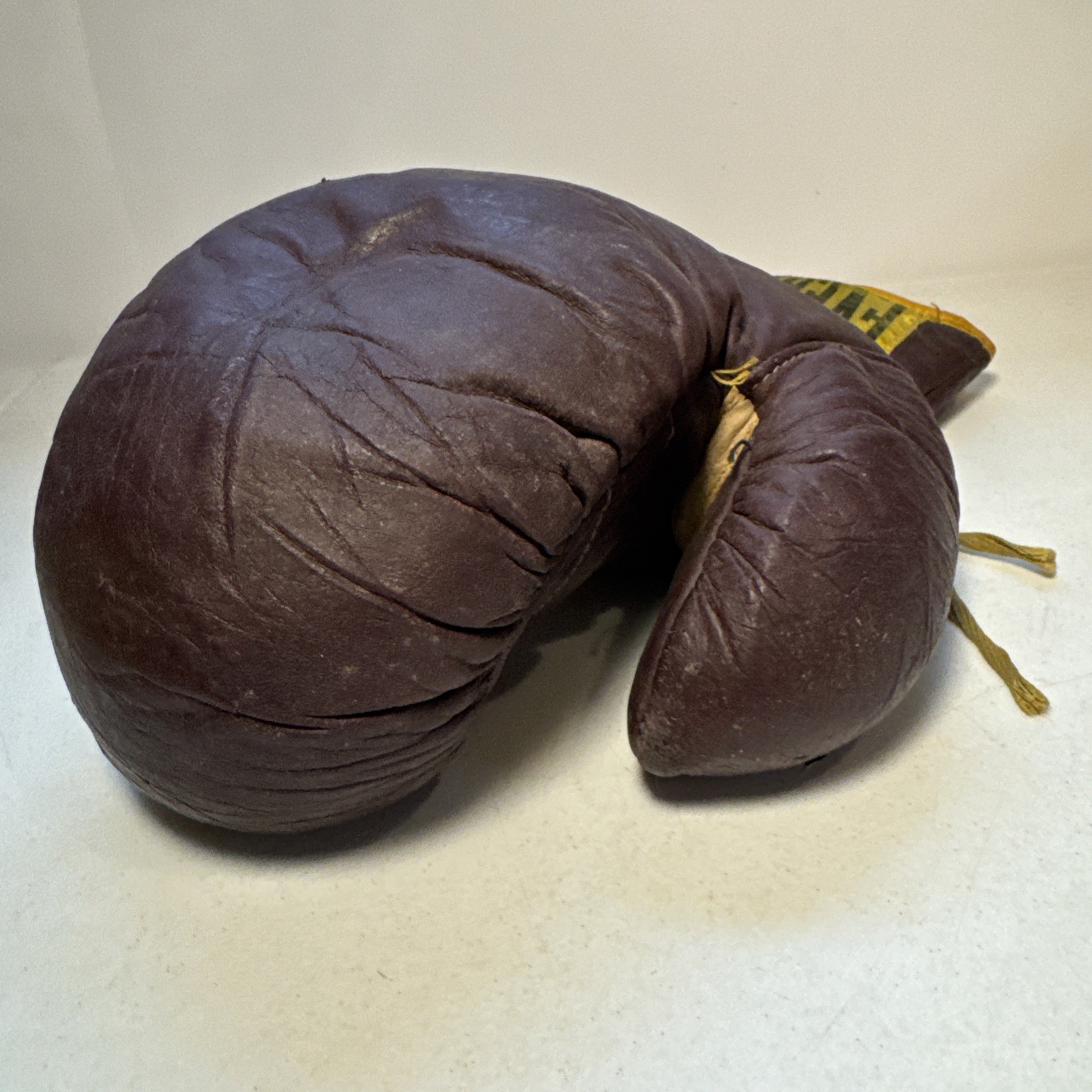 Everlast Vintage Boxing Glove (Right) Official Leather Lace-Up 14oz