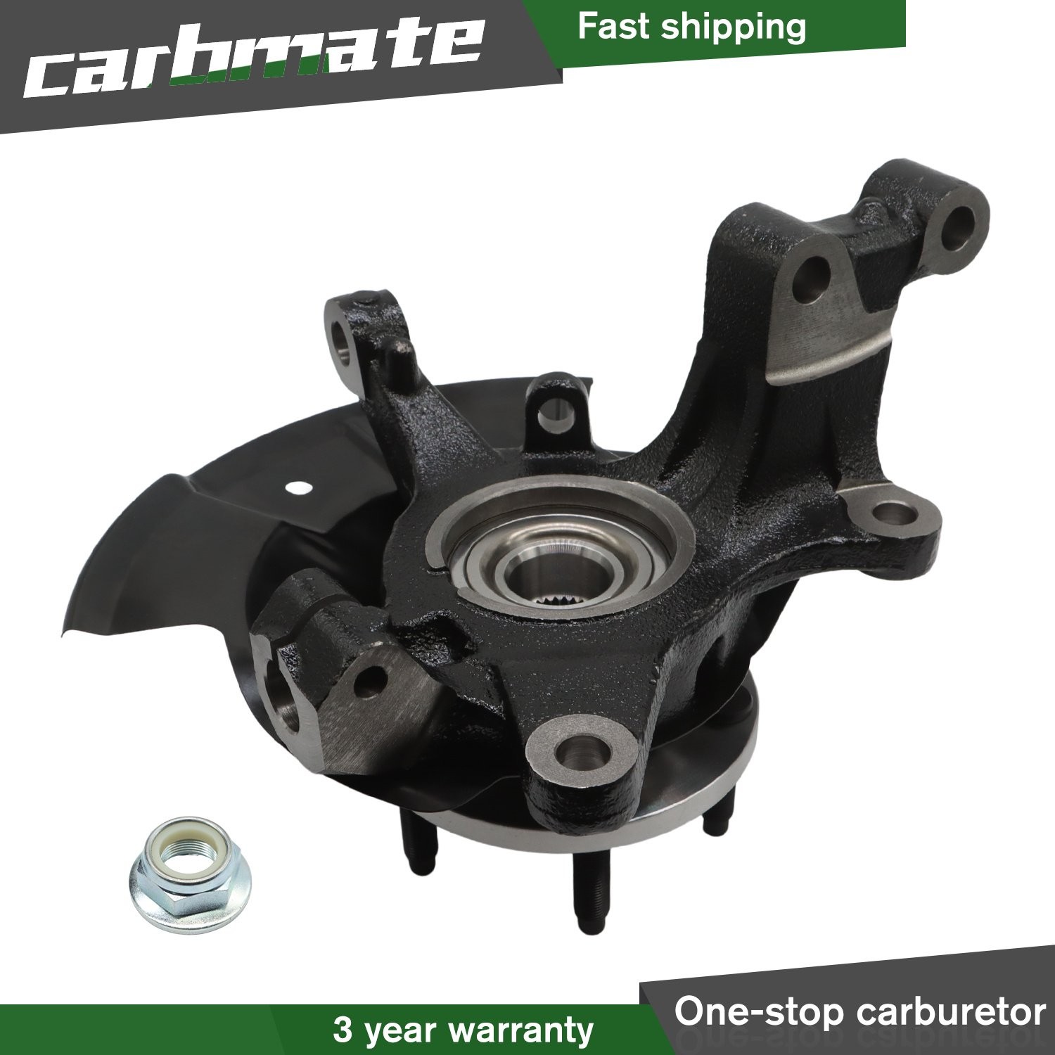 Front LH Steering Knuckle Wheel Hub Bearing Assembly 686-263 For Ford Edge 07-10