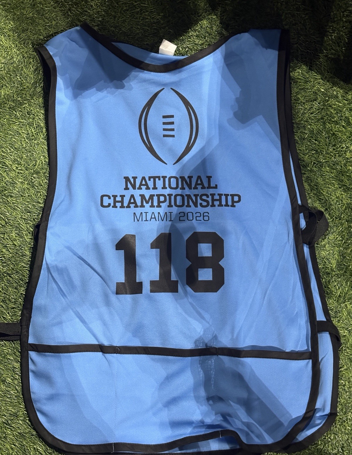 2026 CFP National Championship Media Vest - Indiana Hoosiers