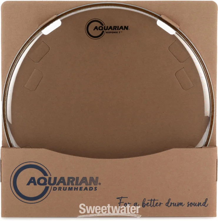 Aquarian Response 2 Clear Drumhead - 14 inch