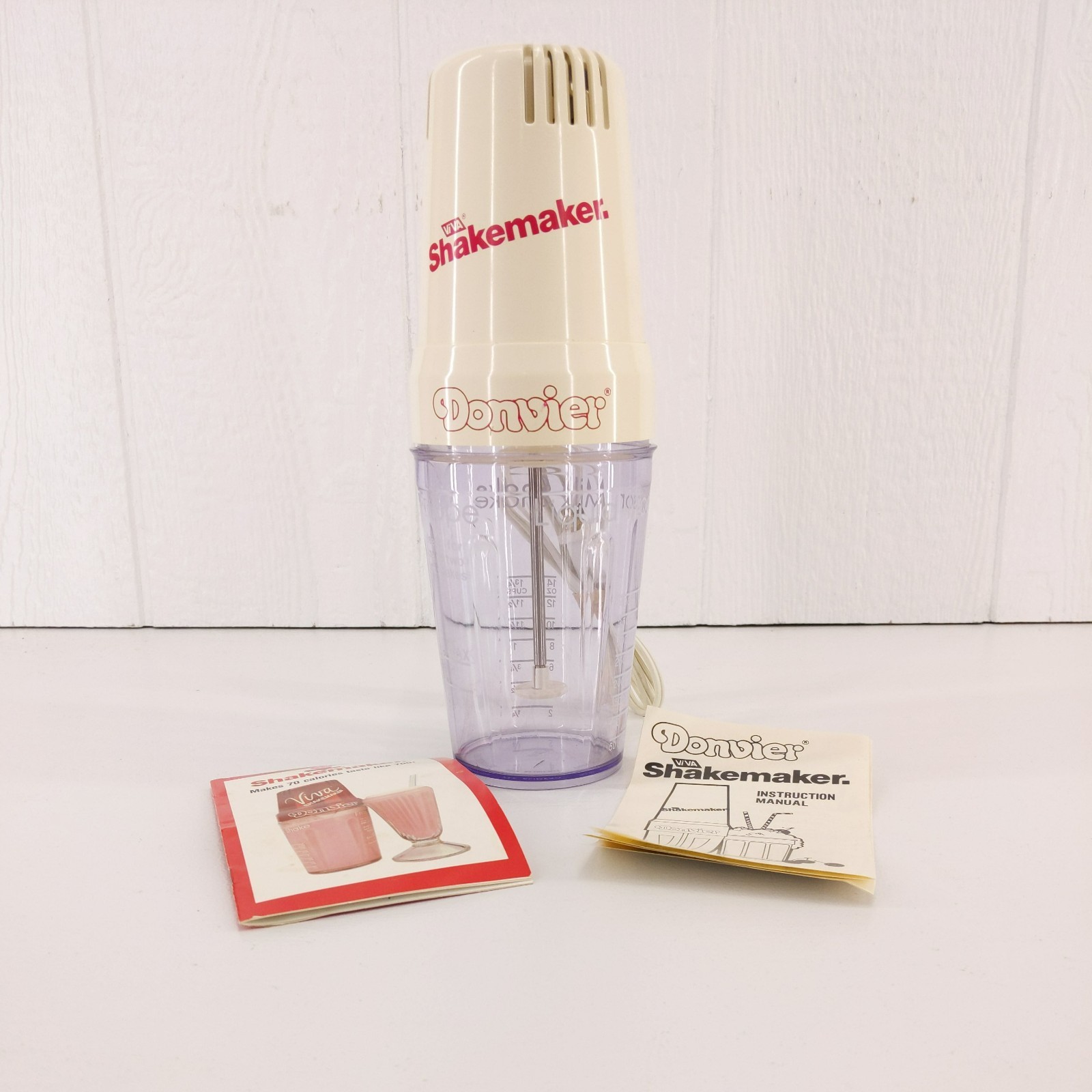 Donvier ViVA Shake Maker Liquid Processor Frappe Thin Shakes Diet Model 20