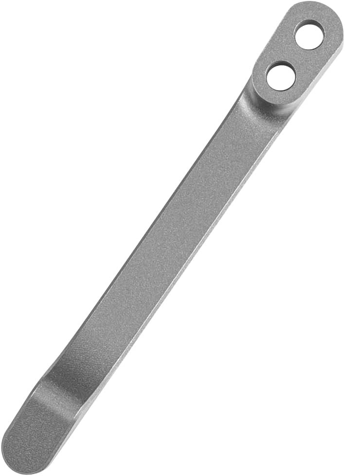 Clip de bolsillo de titanio CIVIVI con 2 pares de tornillos para cuchillos T003C