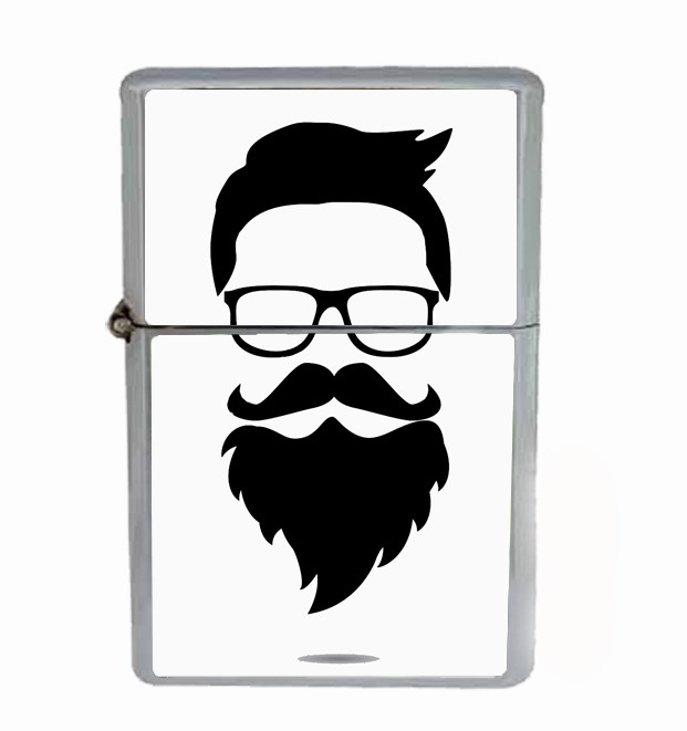 Hipster Rs1 Flip Top Oil Lighter Wind Resistant