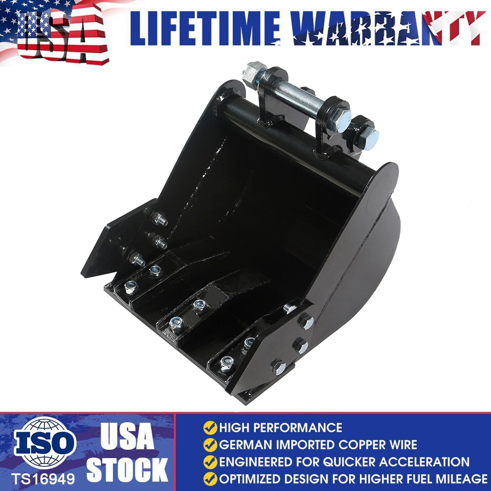 300mm Narrow Bucket For 1-2 Ton Mini Excavator Attachment w/ Teeth Trench Bucket