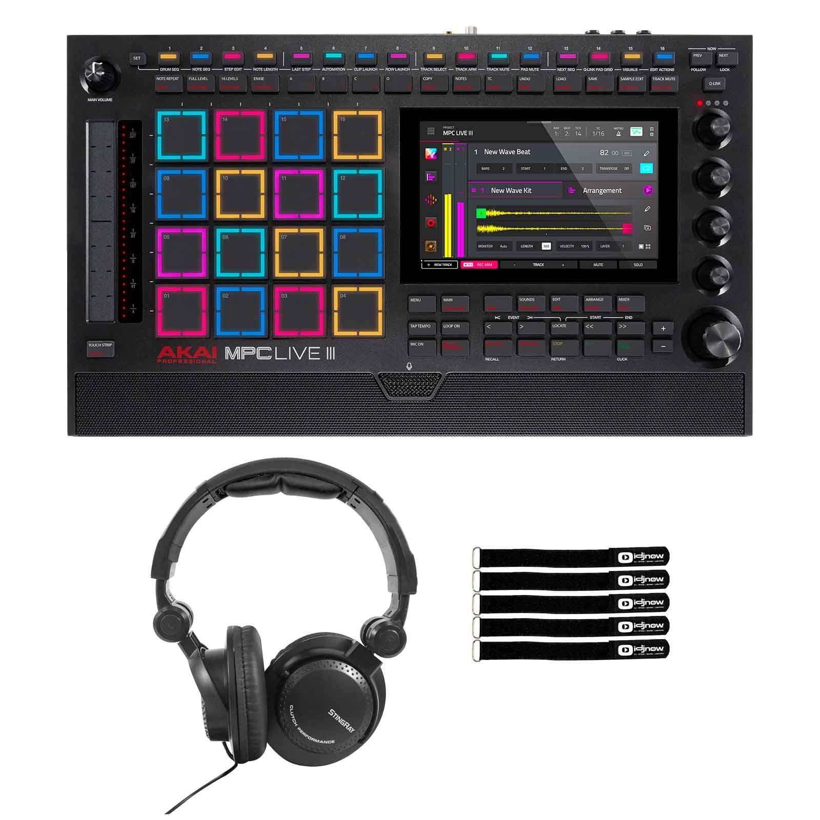 Akai Professional MPC Live III Standalone Music Production Center w Headphones