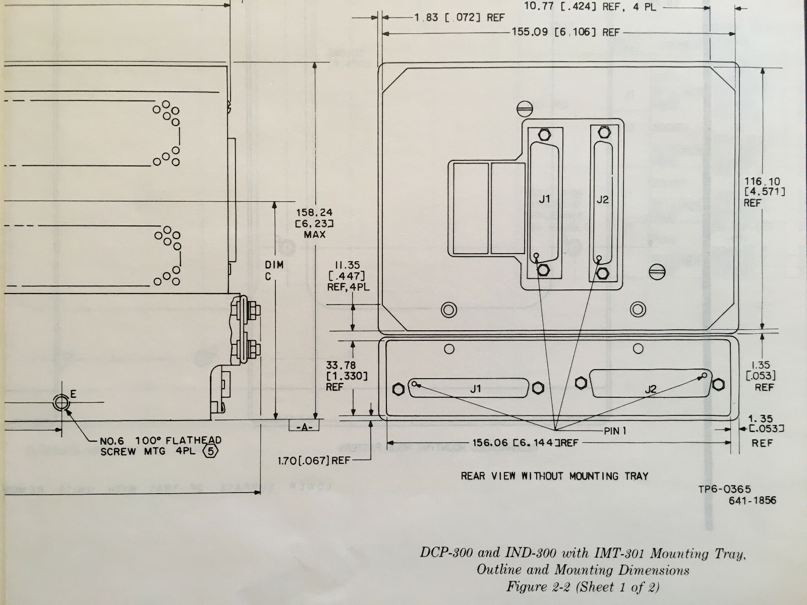 Collins DCP-300 Display Control Install manual