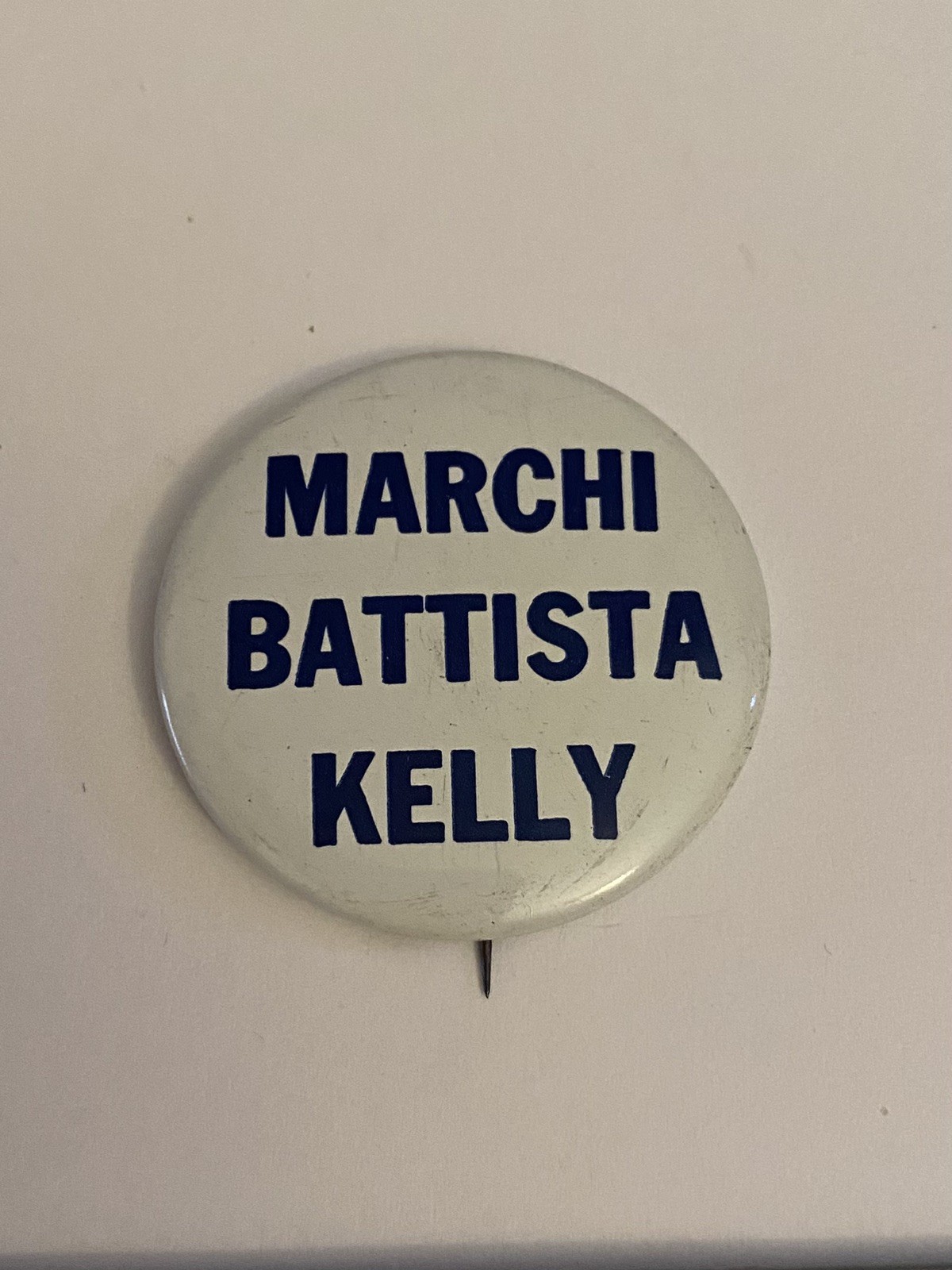 Marchi Battista Kelly Pin Back Button P139