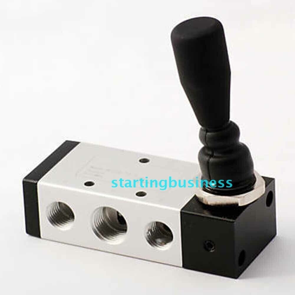 For 4H210-06 4 Way 2 Position 1/8"NPT Hand Lever Pneumatic Valve