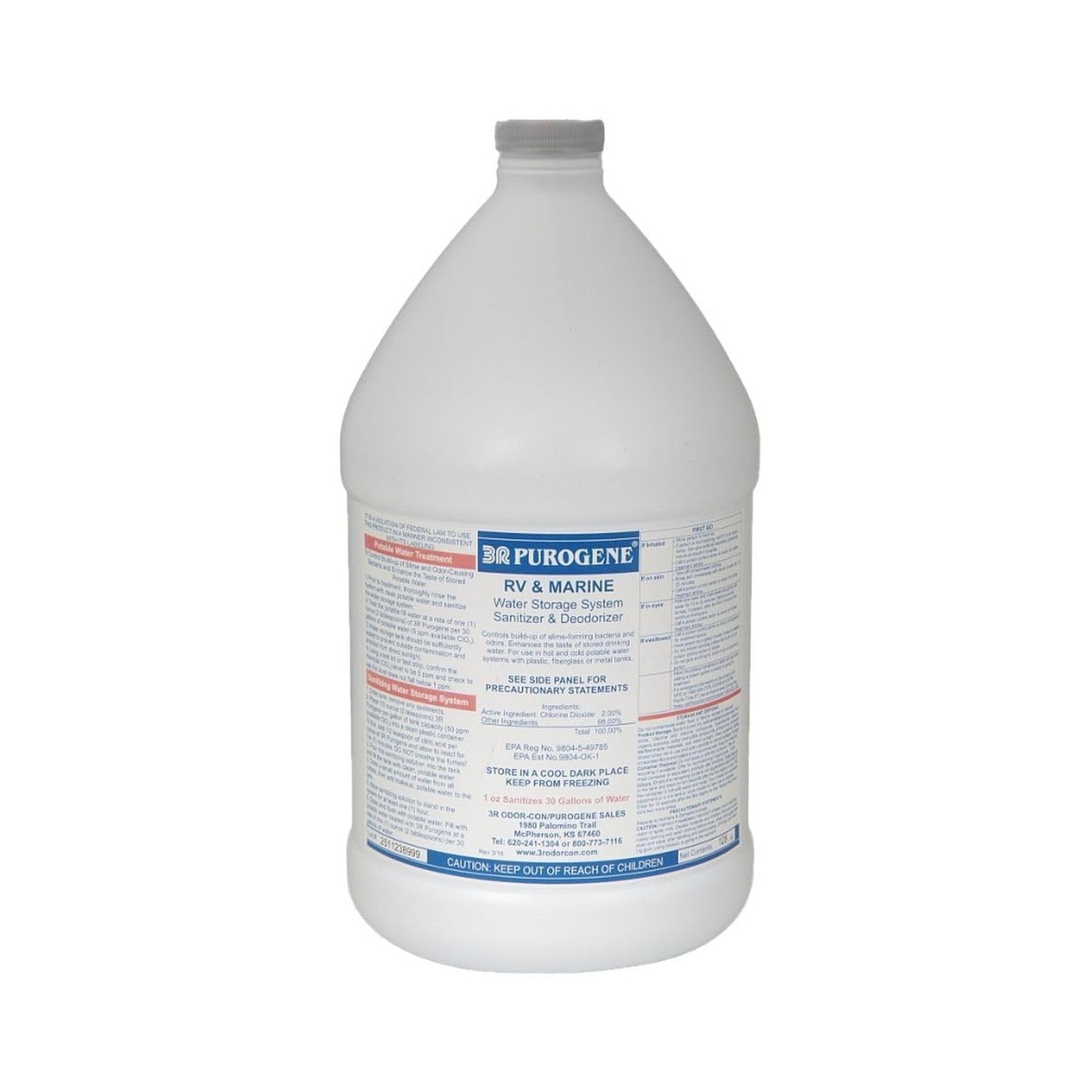 128oz Purogene Water Treatment Preserver and Maintainer for Drinking Water Tr...