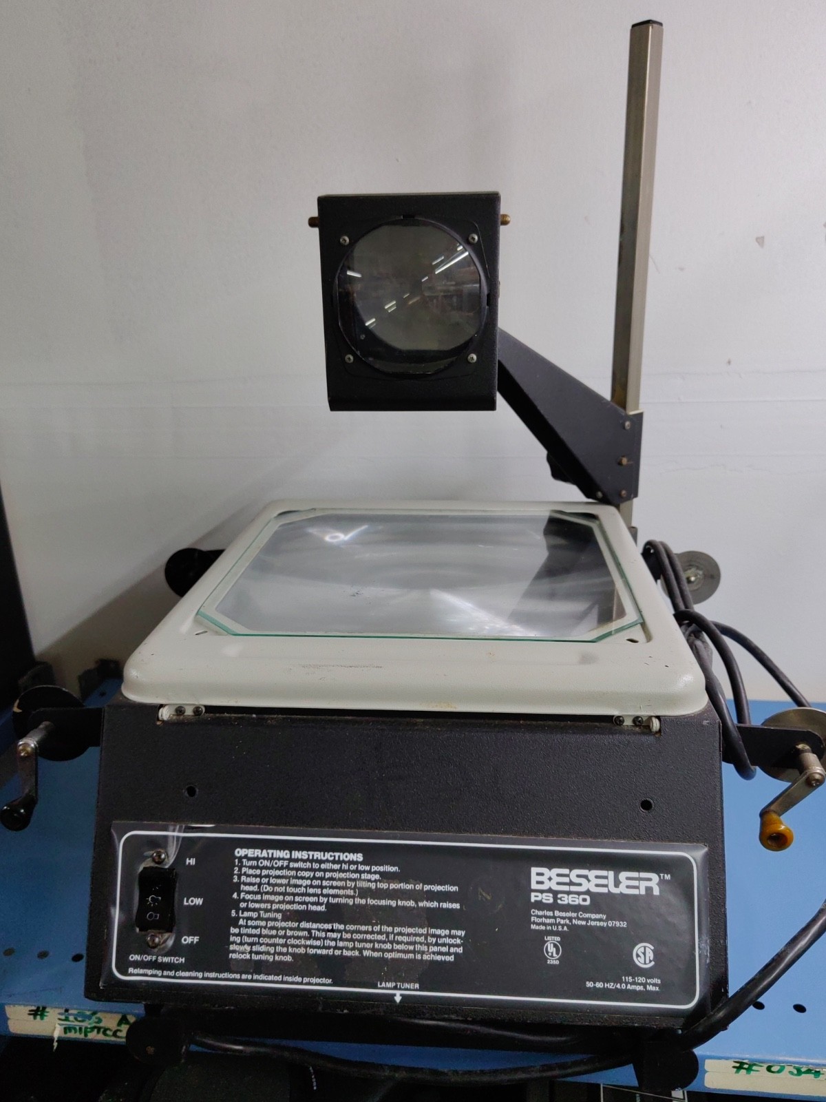 Vintage BESELER PS 360 Overhead Projector PS360