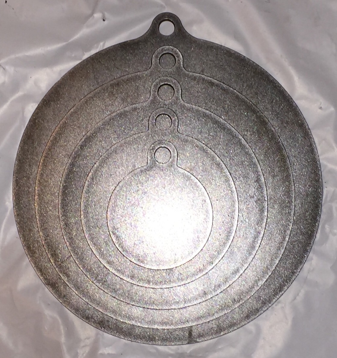 Ar500 Steel Target 4,6,8,10,12" X 3/8" Gong Hanger NRA Action Pistol  5pc Set