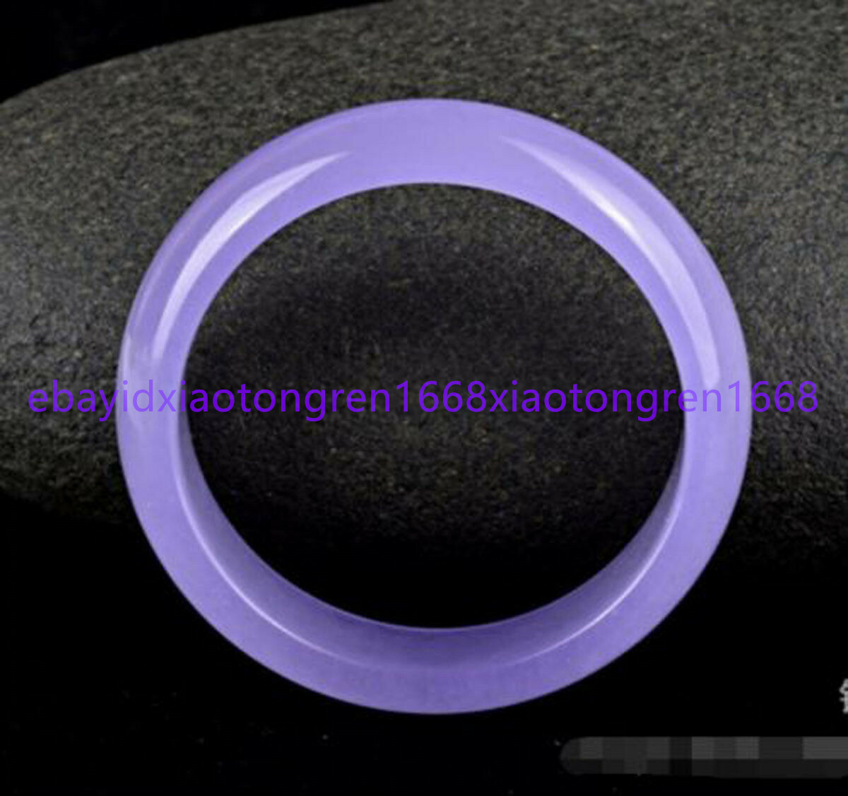 Natural Deep Violet Alexandrite Jade Gemstone Bangle Bracelet 56-62mm Jewelry