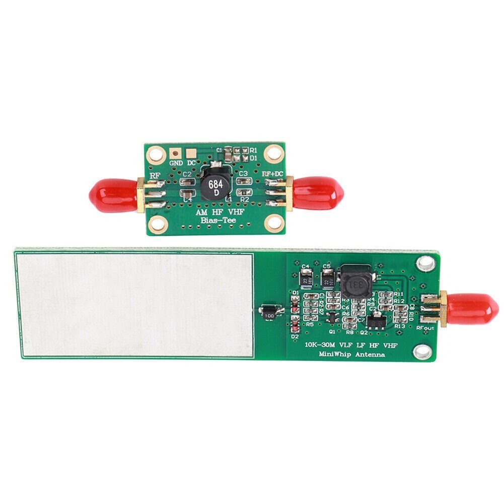 2Pcs Mini‑Whip Active Antenna RTL‑SDR Short Radio Receiver Electronic