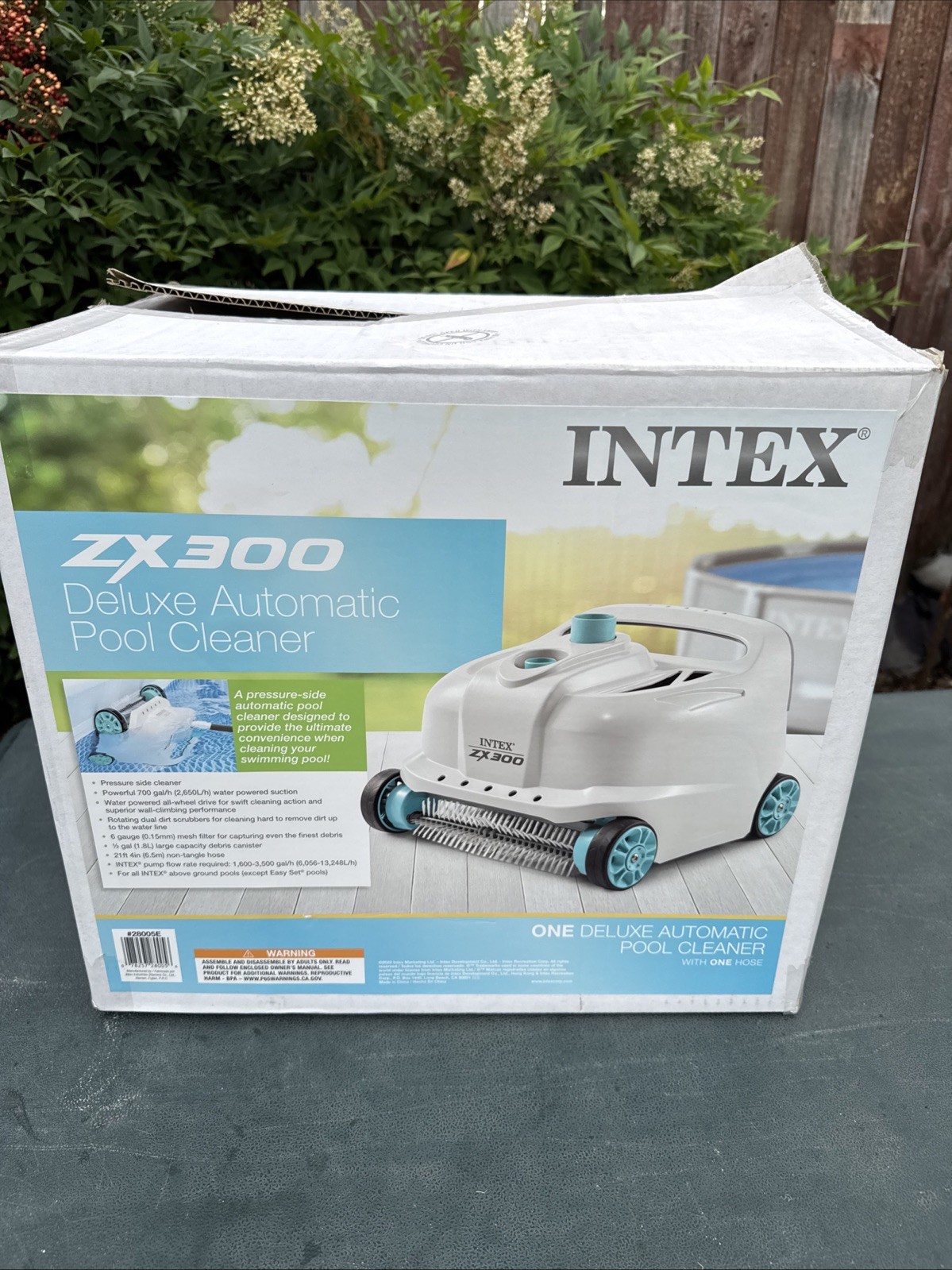 INTEX ZX300 Deluxe Automatic Pool Cleaner 28005E No Hose