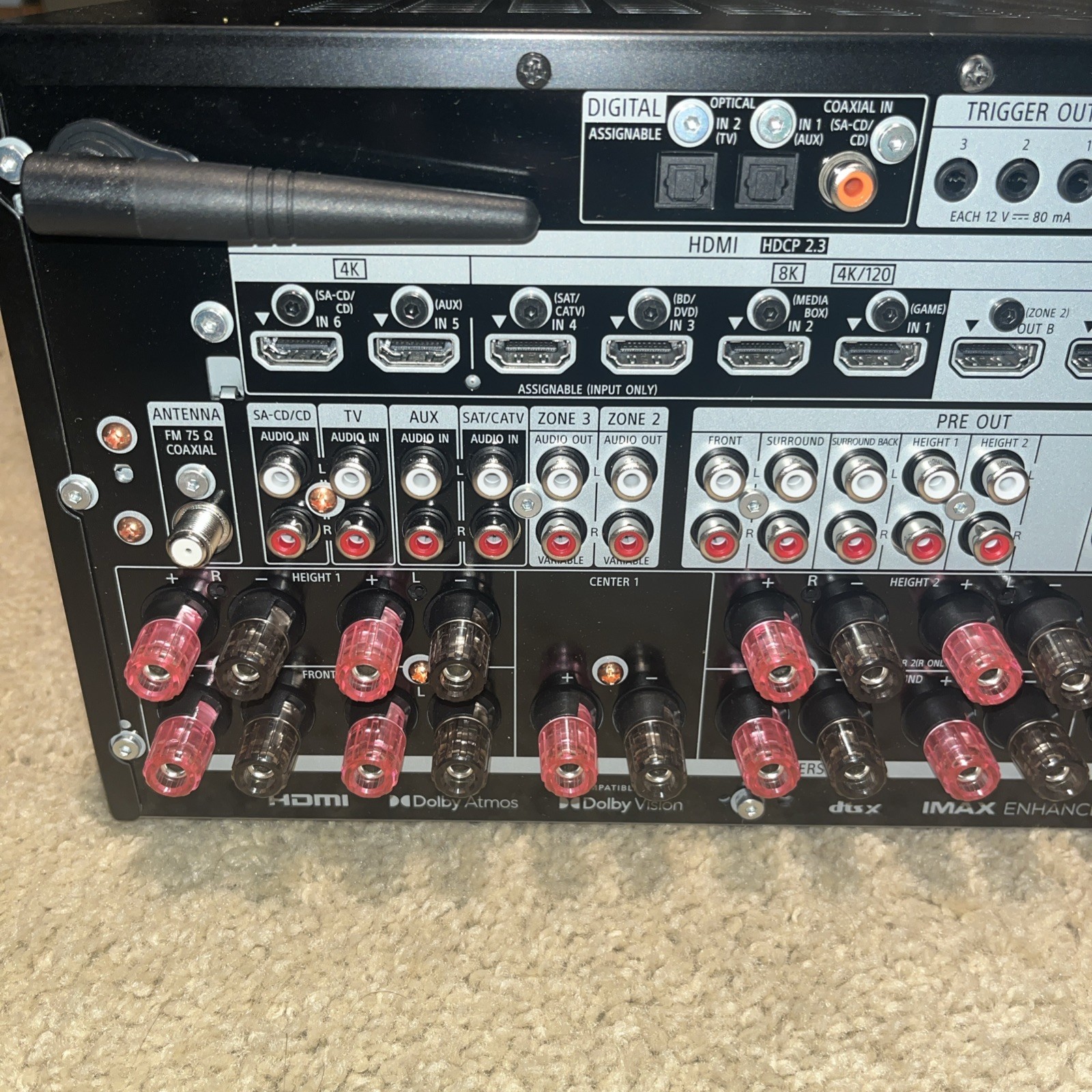 Sony Premium STR-AZ5000ES 11.2 Channel 8K Home Theater AV Receiver UHD FOR PARTS