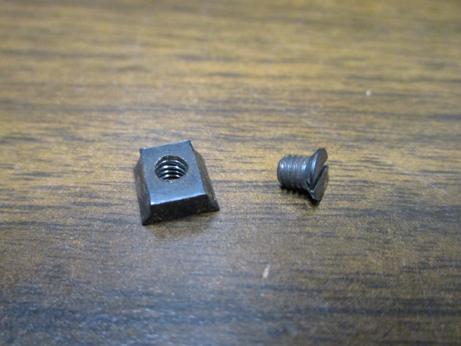 #5 CVA Hawken Frontier Squirrel Rifle Rear Sight Mounting (Screw & Wedge Only)