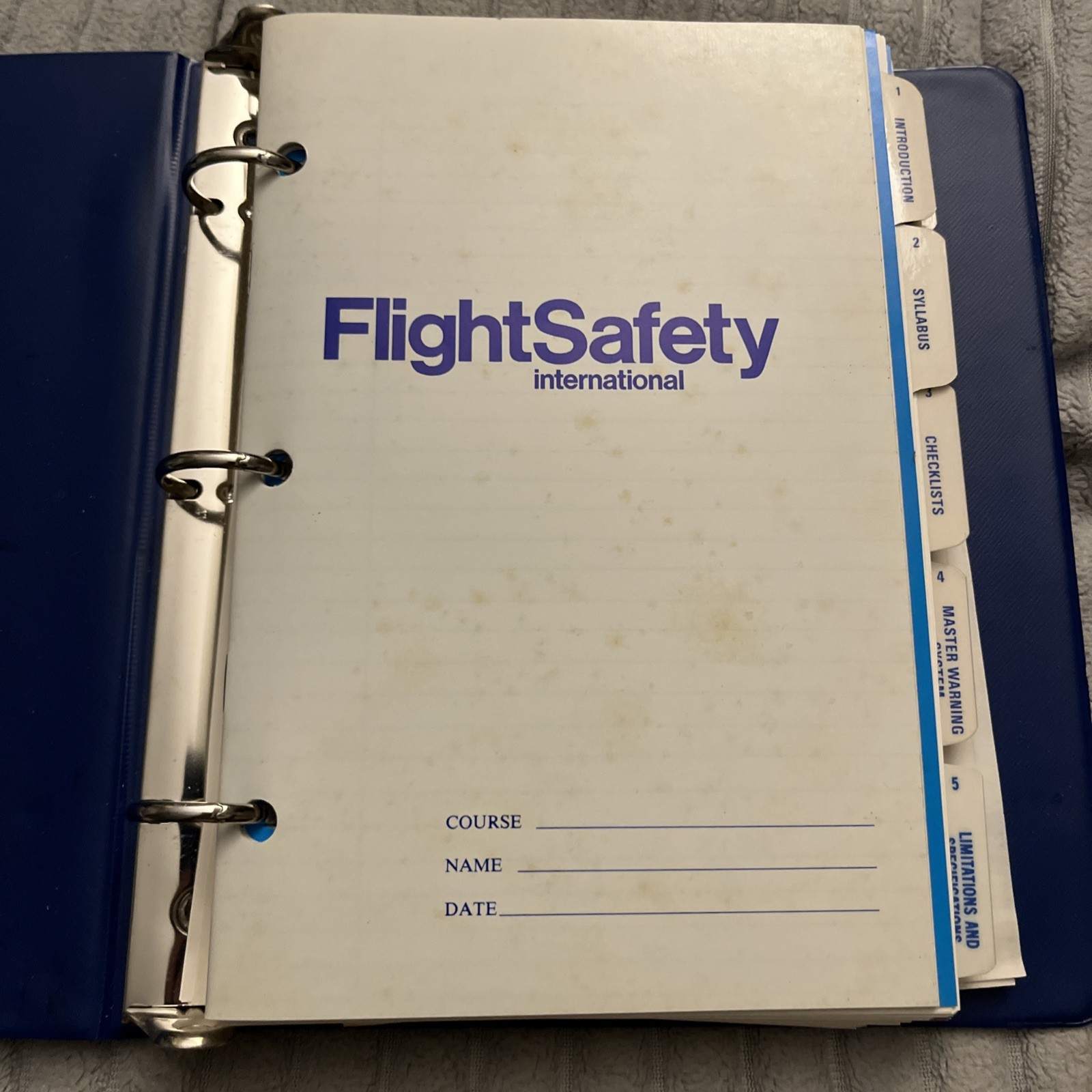 Flight Safety Gulfstream I Recurrent Training Manual