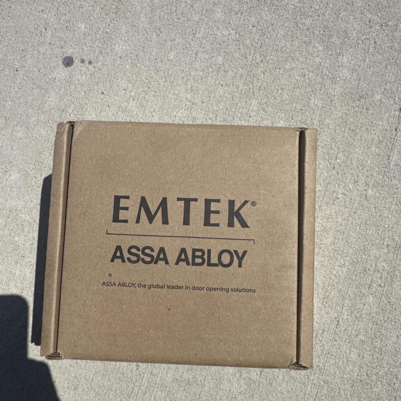 Emtek Premium Solid Brass Contemporary Door Handle Assembly