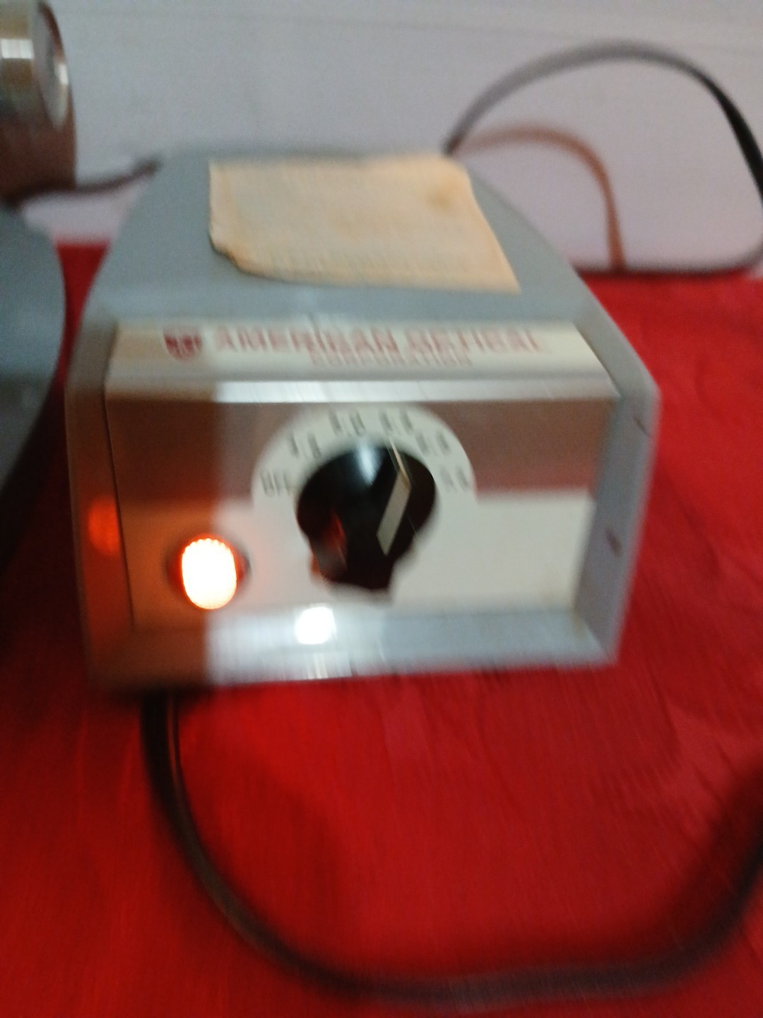 American Optical AO Microscope With Power Supply Transformer