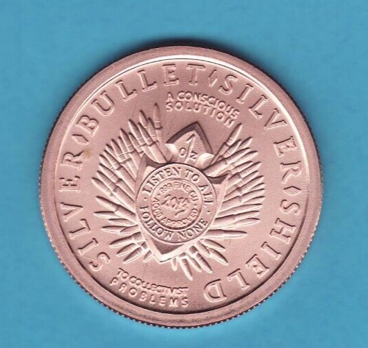 2013 2014 SBSS Silver Bullet Silver Shield 1 oz Copper Round Coin "RARE" ERROR