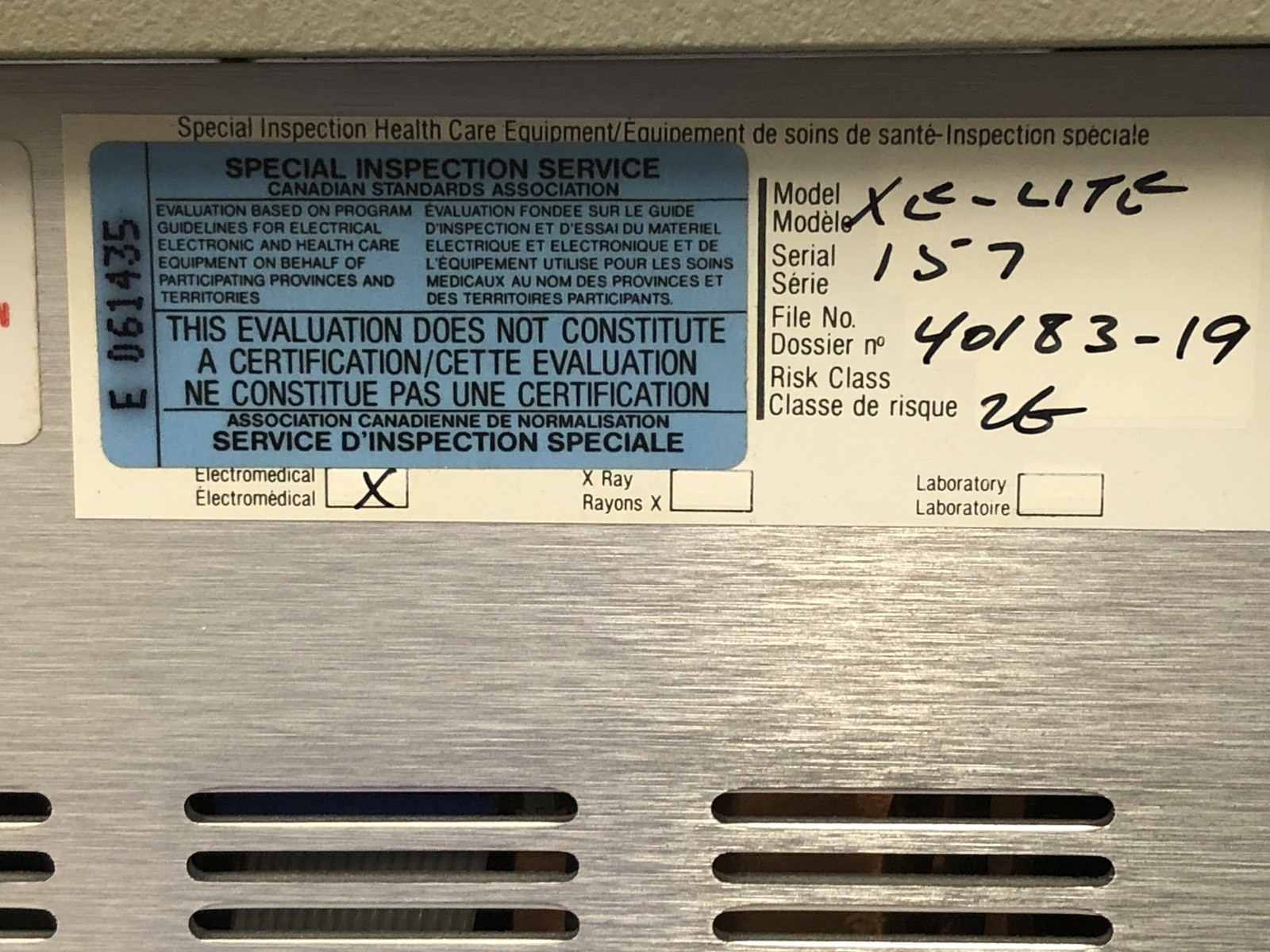 OTI Ophthalmic Technologies XE-Lite Xenon Light Source