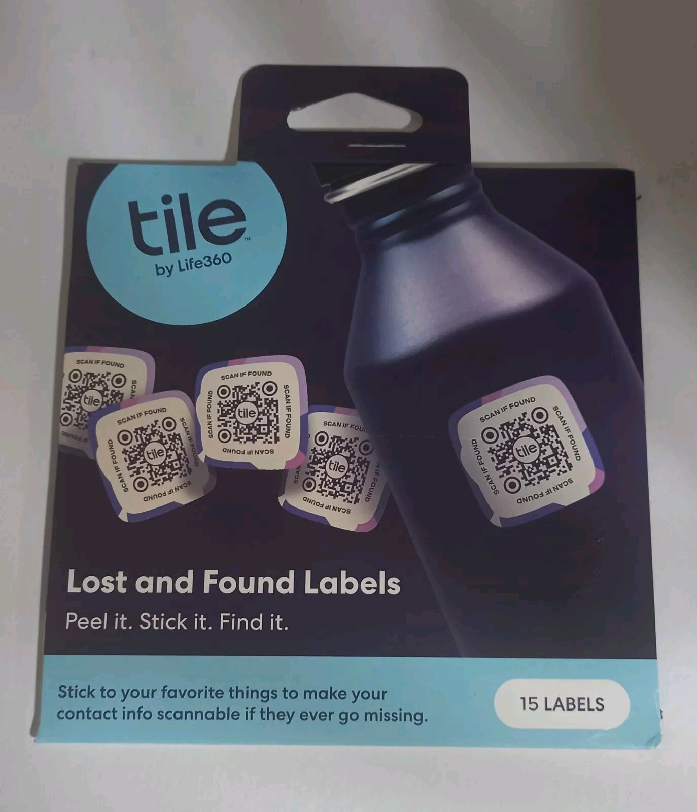 Tile By Life 360 Lost And Found Labels. Pack Of 15 Labels. Brand New