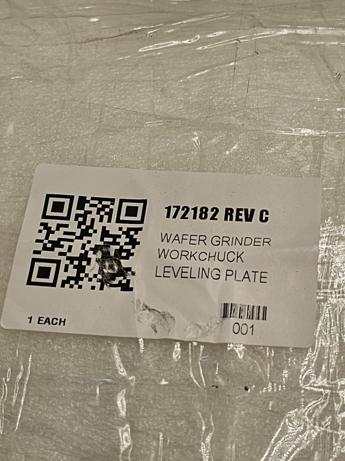 172182 Wafer Grinder Workchuck Leveling Plate Replacement