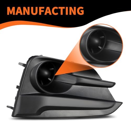 Front Left Right Bumper Fog Light Cover Bezel Compatible with Impreza 2017