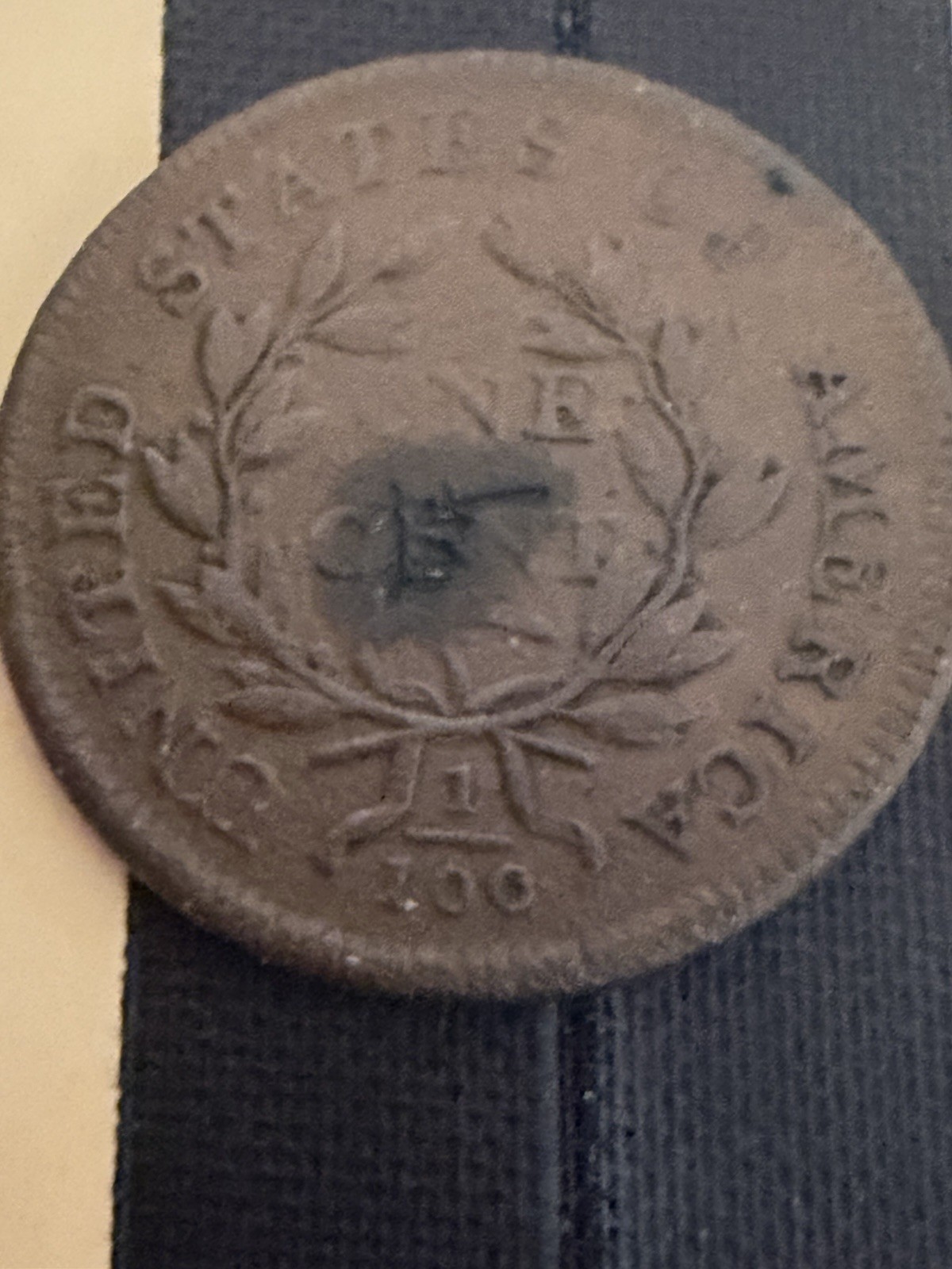 1807 Comet Large Cent VG/F