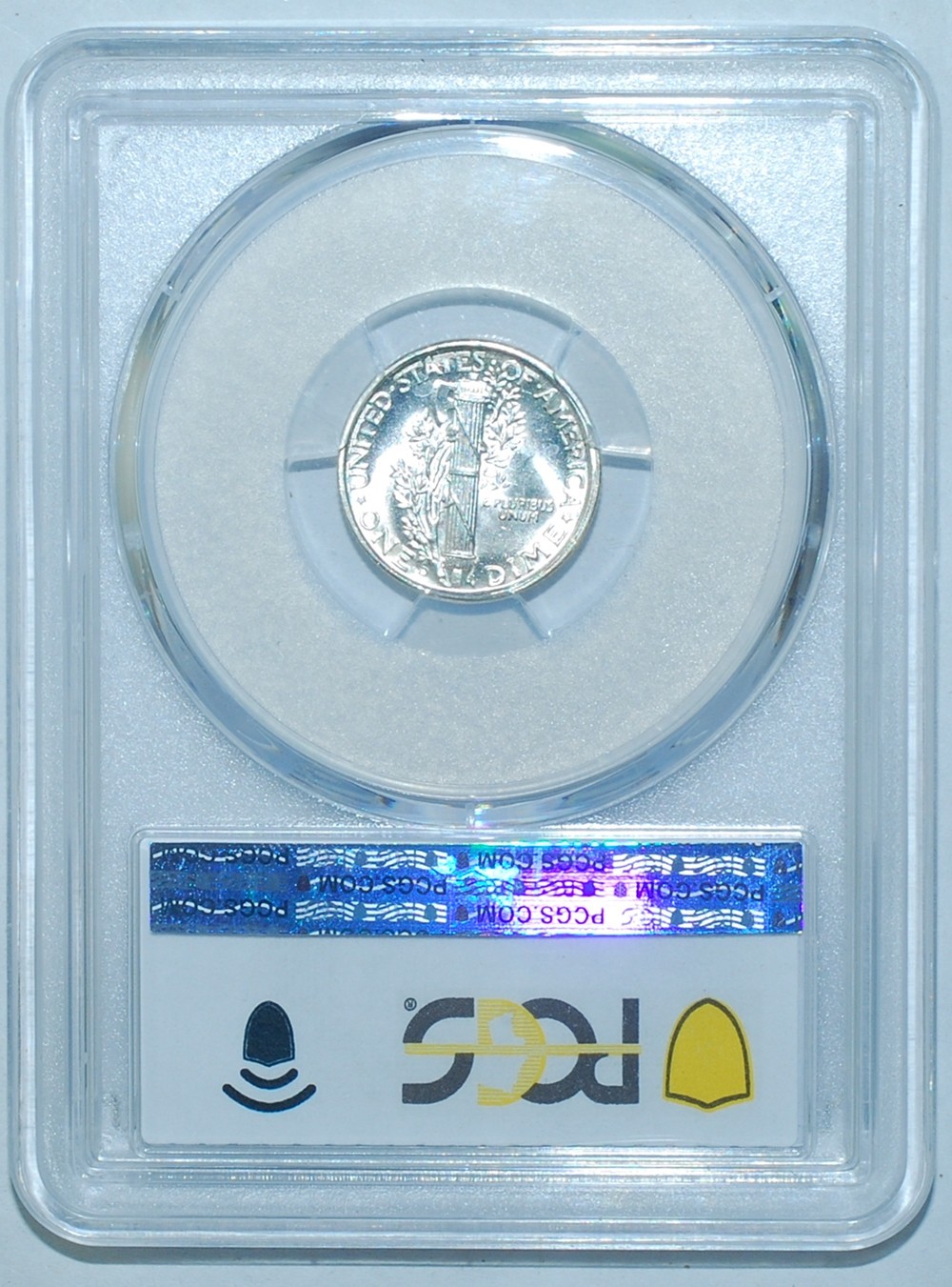 1929 D PCGS MS64FB Full Bands Mercury Dime