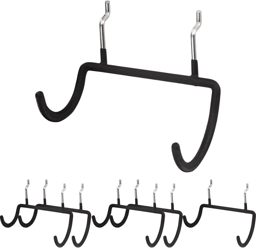 6 Pcs Heavy Duty Pegboard Drill Holder Power Tool Holder Pegboard Hooks with Scr