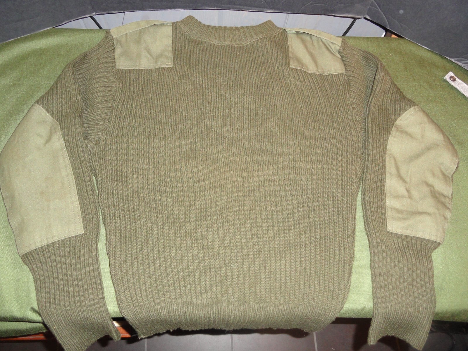 DSCP USMC MARINE CORPS OLIVE GREEN WOOLY PULLY UNIFORM PULLOVER SWEATER 40