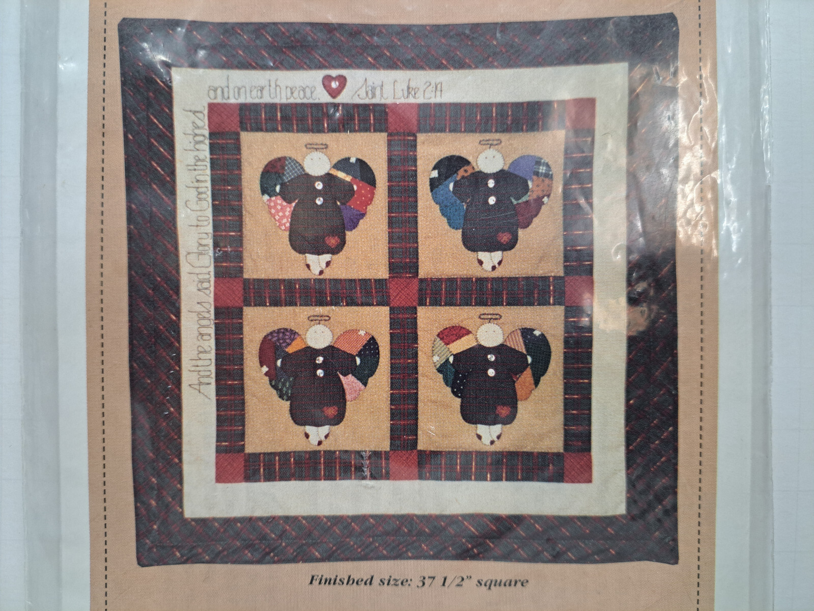 Quilted Blessings Quilt Pattern - Angels of Christmas (37.5" Square) #104 - UC
