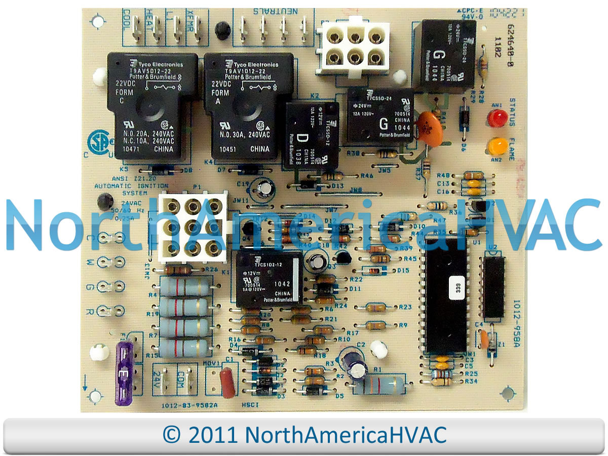 OEM Intertherm Nordyne Miller Control Board Replaces 624640-0 624640-B