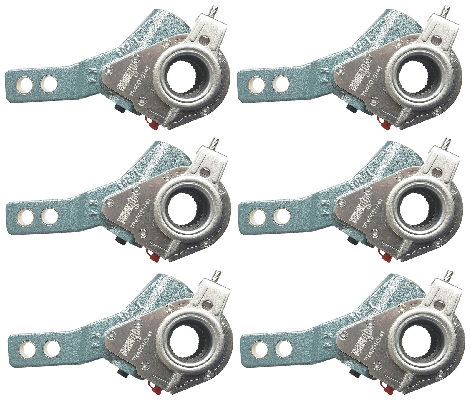 6 x Auto Slack Adjuster 1.5"x28 Spline 5.5"&6.5" Lever Replaces Haldex 400-10141