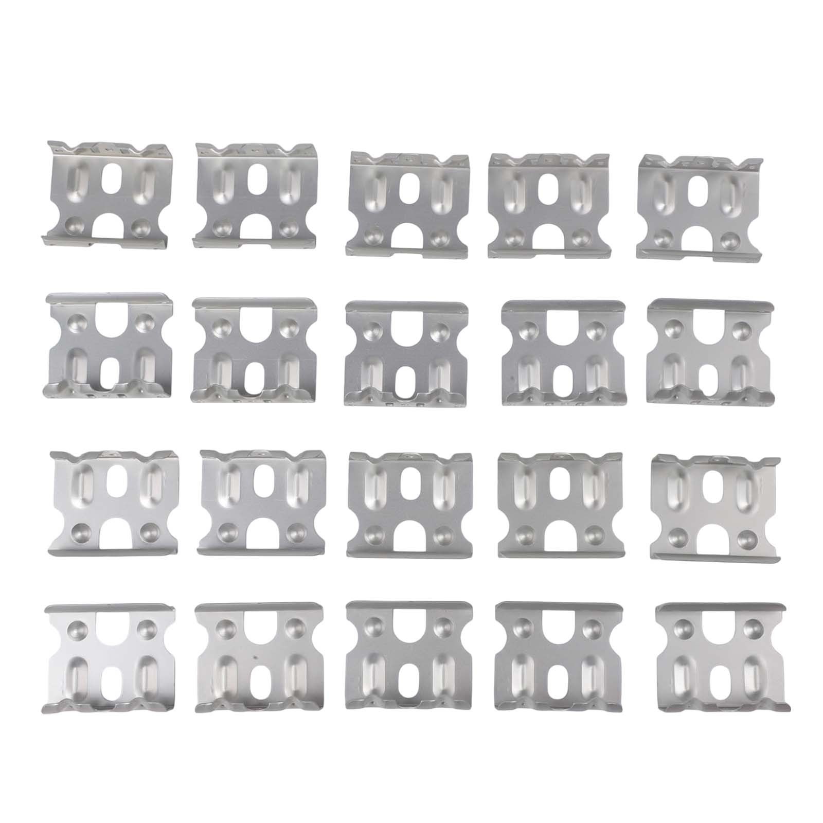 20Pcs Stainless Steel Drain Clips for Efficient Solar Panel Water Flow