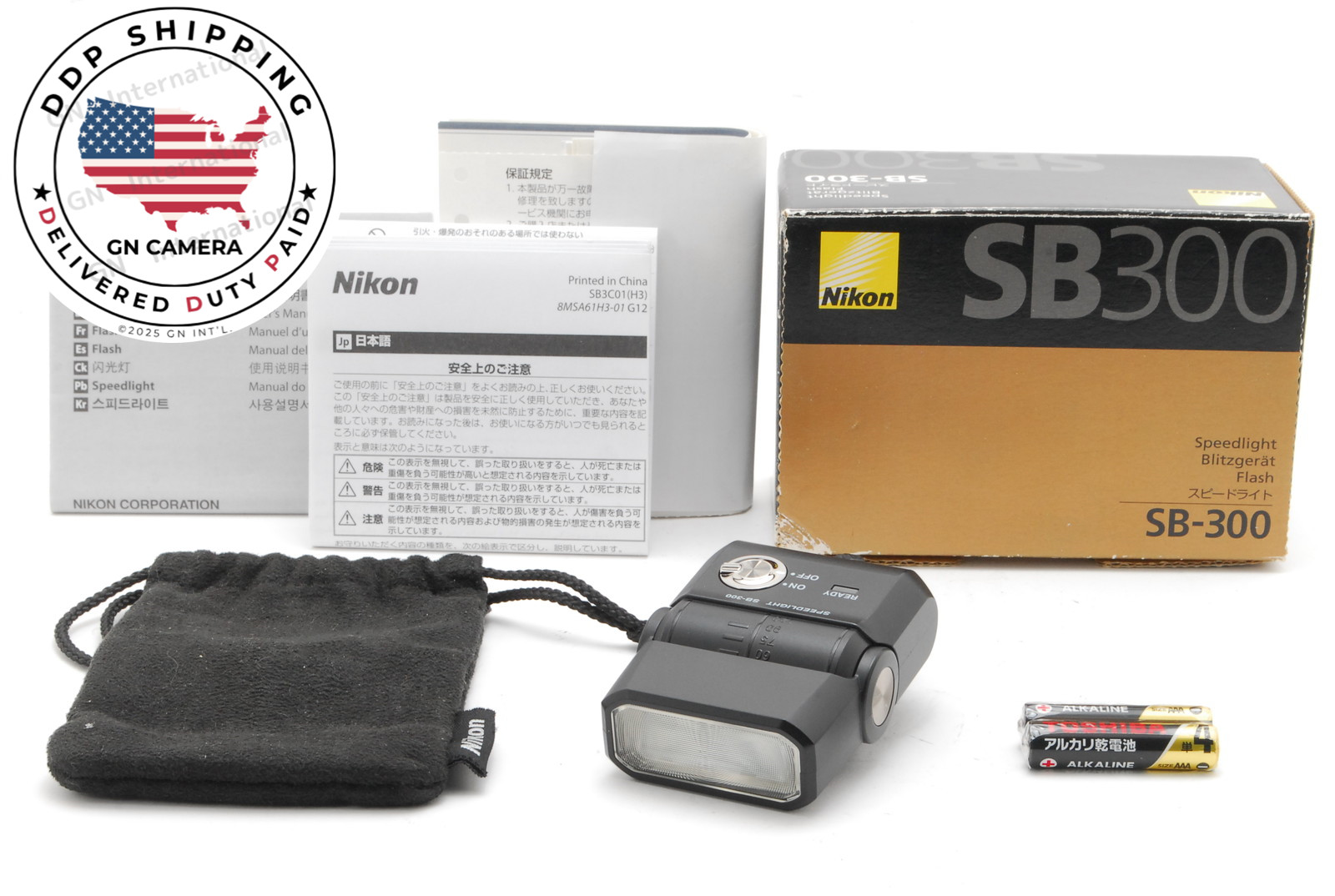 Tested ✨ [MINT in BOX] Nikon Speedlight SB-300 Shoe Mount Flash From JAPAN