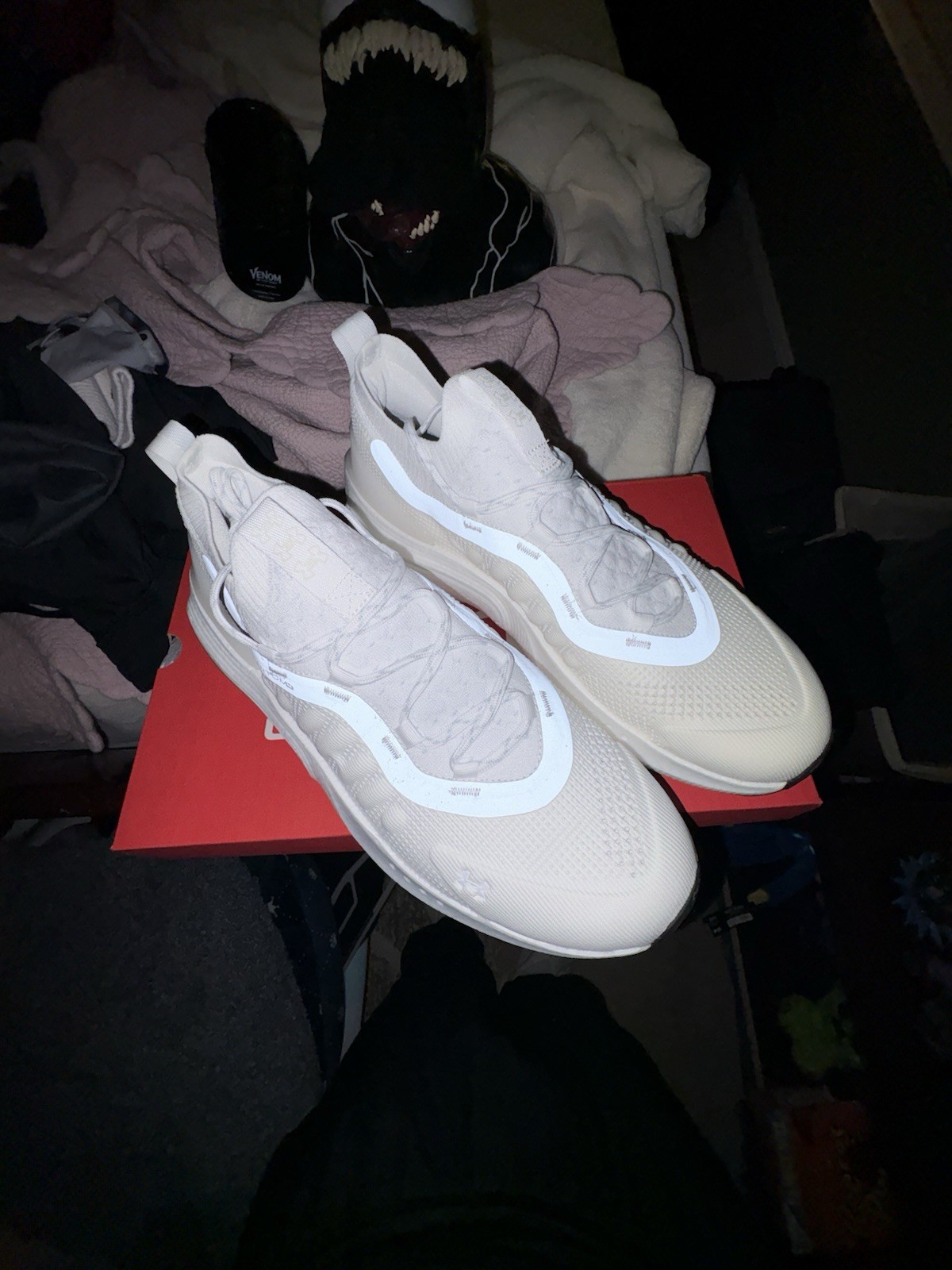Under Armour Phantom 4 White Size 12 Brand New