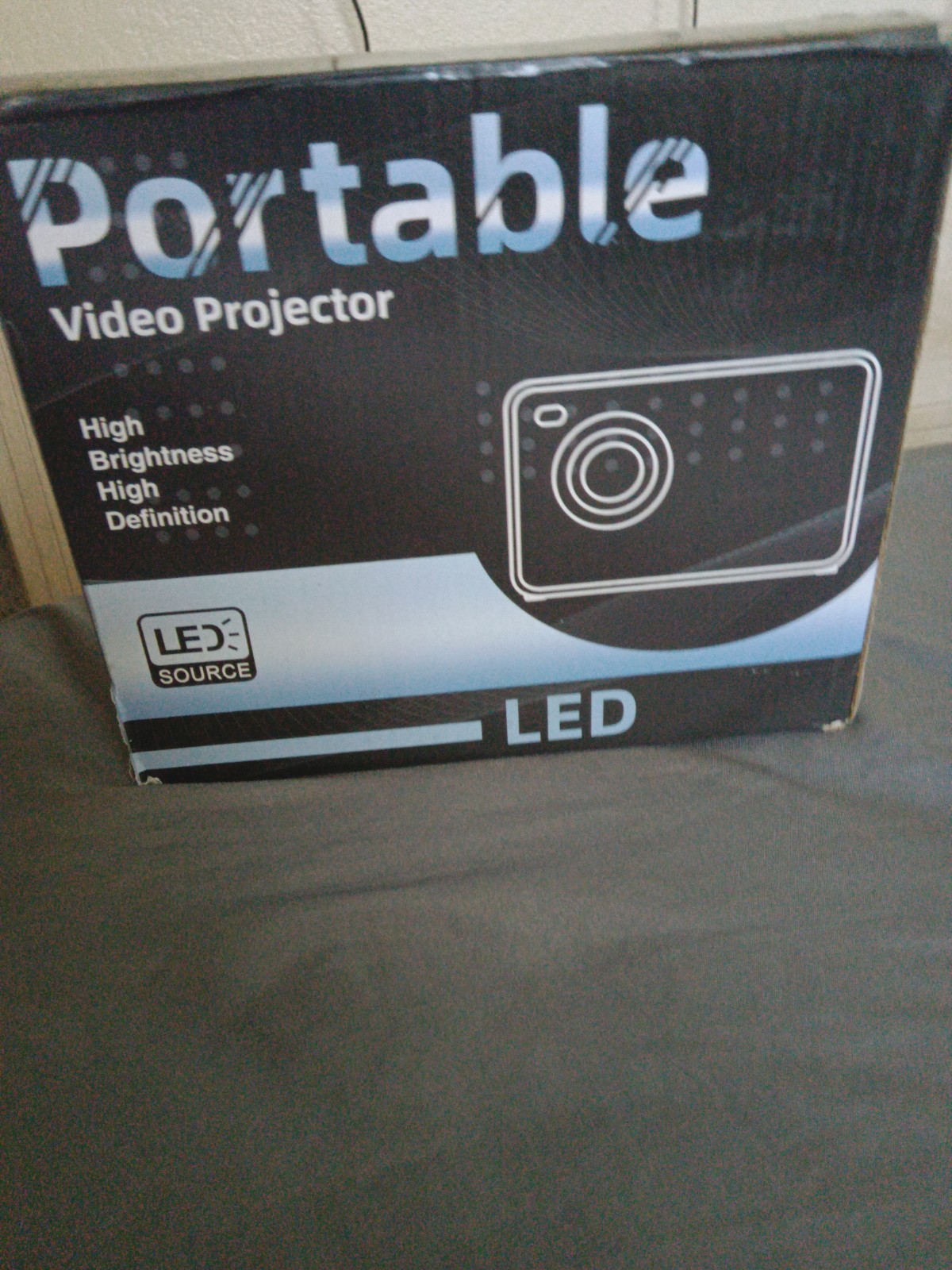 Portable Video Projector Model Portable Video Projector, LED Desktop, Black