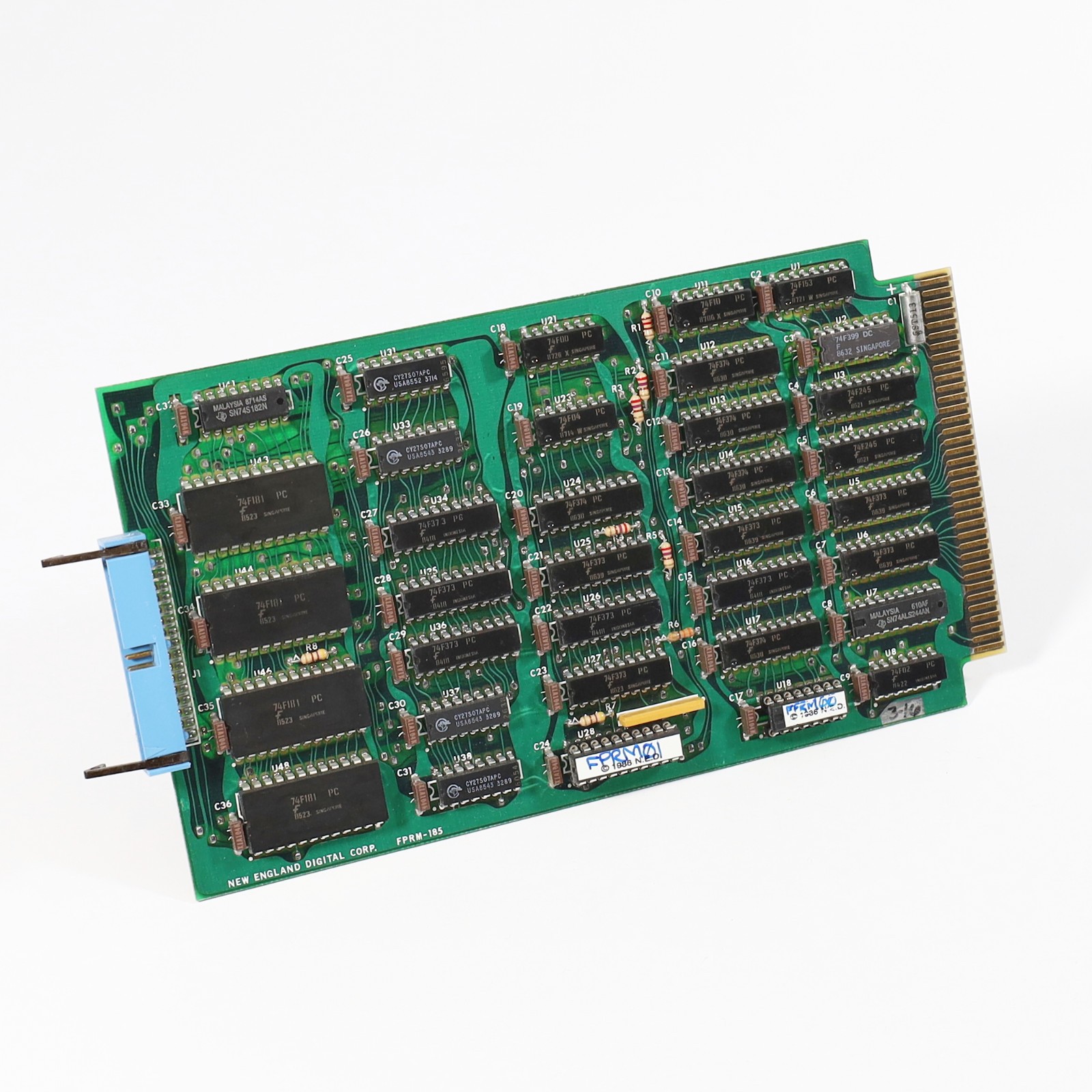 New England Digital Synclavier FPRM Computer Bin Card