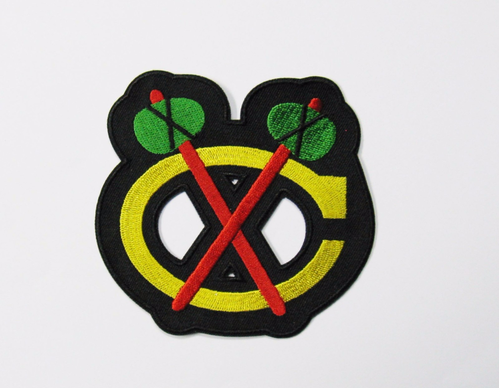 LOT OF (1) HOCKEY CHICAGO BLACK HAWKS PATCH PATCHES (NEW DESIGN) ITEM # 76
