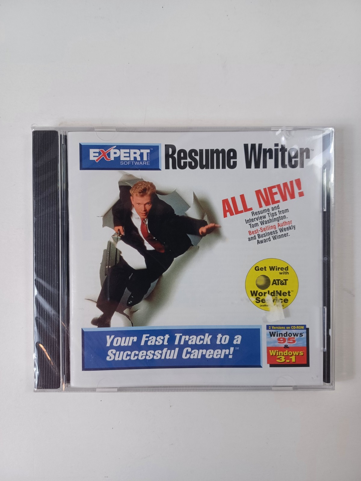 Expert Software Resume Writer CD-ROM PC Windows 95 & 3.1 New Sealed Free Ship