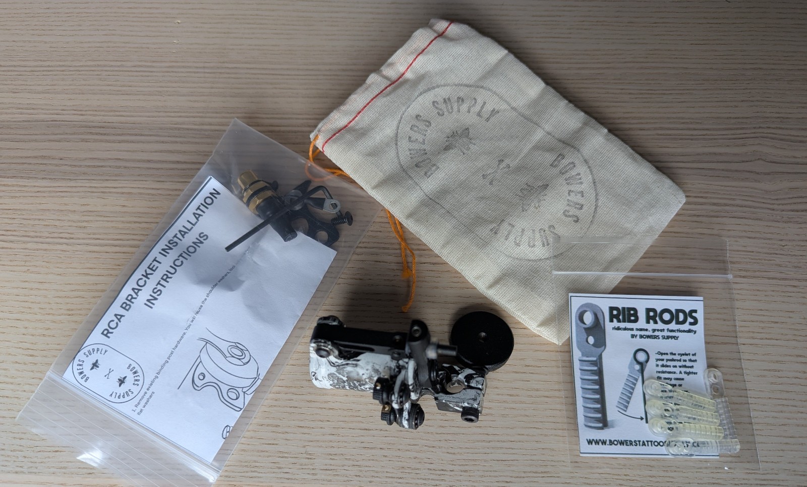 Joshua Bowers Steeldriver rotary tattoo machine