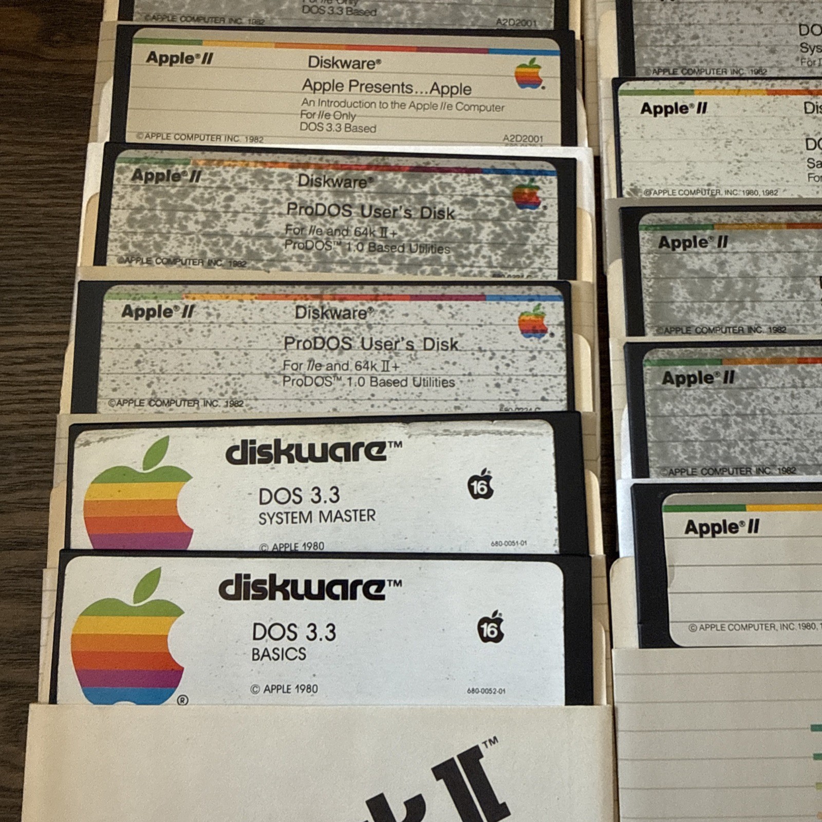 18 Floppy Disk Lot for APPLE II - Computer, software, Etc