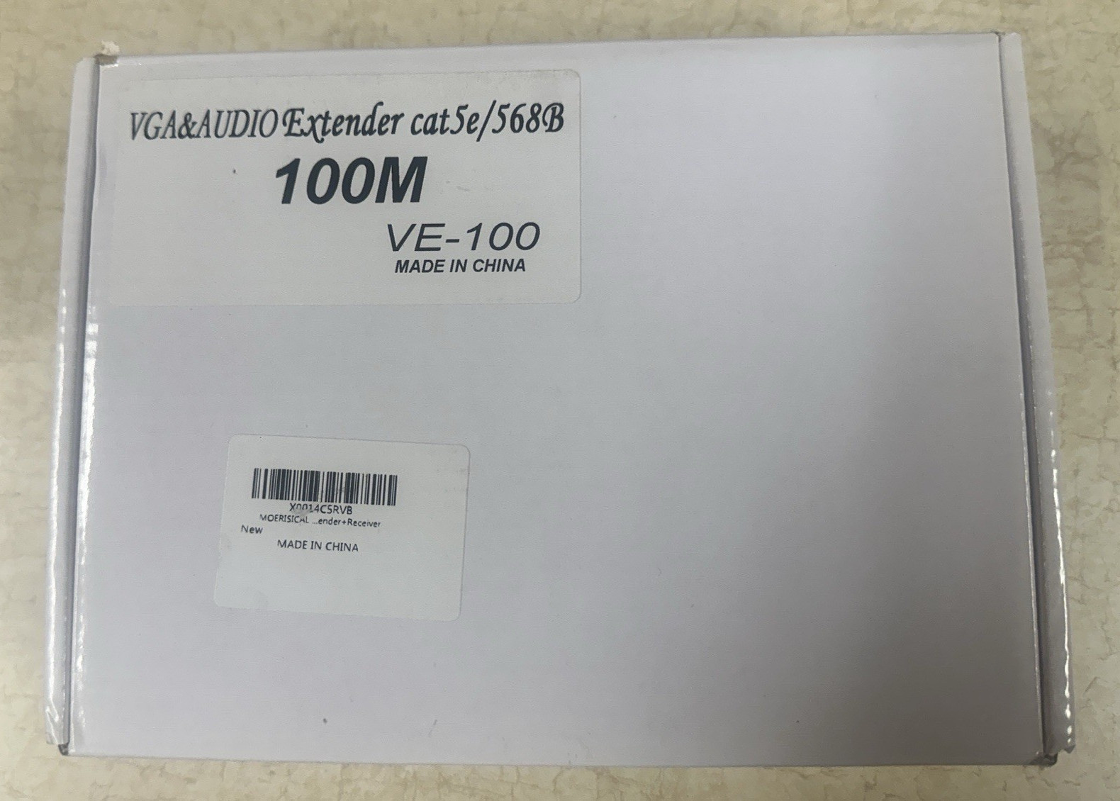 VE-100 VGA & Audio Extender Sender/Receiver Set Cat5e/5/6 100m RJ-45