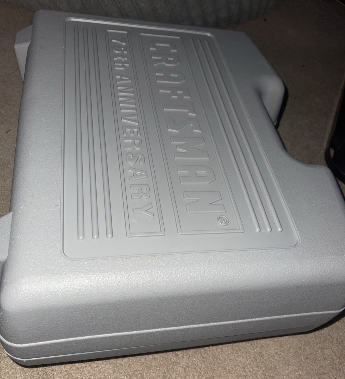 Craftsman 75th Anniversary Power Tool Set in Deep Hard Shell Case IN EUC